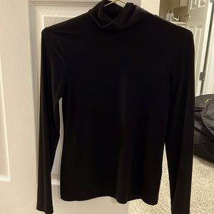 Used, H&M, black turtleneck, shirt, size s